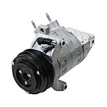 A/C Compressor, With Clutch, 4-Groove Pulley, 6 Cyl 3.5L - 
