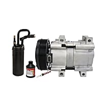 A/C Compressor, With Clutch, 6-Groove Pulley, 6 Cyl 4.0L - 