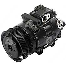 A/C Compressor, with VS18E Compressor, With Clutch, 6-Groove Pulley, 6 Cyl 3.5L, 4-Seasons A/C Compressor - 