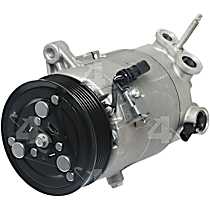 A/C Compressor, with CVC Compressor, With Clutch, 6-Groove Pulley, 6 Cyl 3.6L, 4-Seasons A/C Compressor - 
