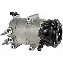A/C Compressor, Production Date To April 15 2016, with HCC Compressor, With Clutch, 6-Groove Pulley, 1.6L 4Cyl, 4-Seasons OE Replacement - 