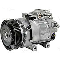 A/C Compressor, with VS18E Compressor, With Clutch, 6-Groove Pulley, 2.4L 4Cyl, 4-Seasons OE Replacement - 