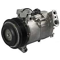 198398 A/C Compressor, With Clutch, 6-Groove Pulley