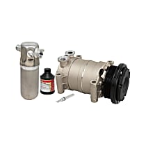 A/C Compressor, 58947 (Comp), 33140 (Accum), 38623 (Orifice), 59003 (Oil), O-Rings, Wiith HT6 Compressor, With Clutch, 6-Groove Pulley, 4.3L - 