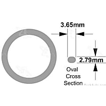 24621 4-Seasons OE Replacement A/C O-Ring - Direct Fit, Sold individually