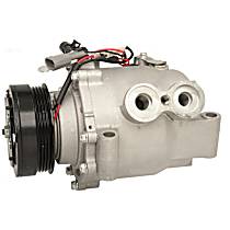 A/C Compressor, Front and Rear, with TRSA12B Compressor, With Clutch, 4-Groove Pulley, 8 Cyl 5.3L - 