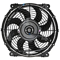 36895 Auxiliary Fan - 10-inch Diameter - Reversible Air Flow - Add-on / Performance type, MINOR MODIFICATIONS REQUIRED