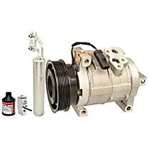 A/C Compressor, with 10S17C Compressor, With Clutch, 6-Groove Pulley, PAC-Kits Series - 