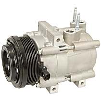 A/C Compressor, Front, with FS18 Compressor, without Rear AC, With Clutch, 6-Groove Pulley, 6 Cyl 4.0L - 