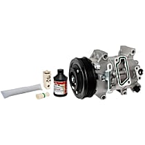A/C Compressor, with 6SEU14C Compressor, From 8/11, With Clutch, 6-Groove Pulley, 1.8L, PAC-Kits Series - 