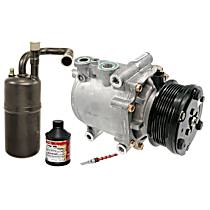 A/C Compressor, with Scroll Compressor, OE Design Compressor, With Clutch, 6-Groove Pulley, PAC-Kits Series - 