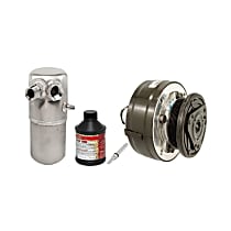 A/C Compressor, Wiith LTR4 Compressor, Wiith Evaporator Mounting Expansion Device, 58937 (Comp), 33133 (Accum), 38623 (Orifice), 59003 (Oil), O-Rings, With Clutch, 6-Groove Pulley, 6.2L - 