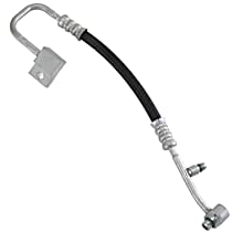 A/C Refrigerant Suction Hose, without Orifice Tube, without Rear AC, Sold Individually - 