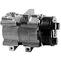A/C Compressor, With FS10 Compressor, With Clutch, 8-Groove Pulley, 6.8L, 4-Seasons OE Replacement - 