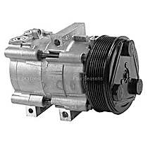 A/C Compressor, With FS10 Compressor, With Clutch, 8-Groove Pulley, 8 Cyl 4.6L, 4-Seasons OE Replacement - 