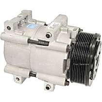 A/C Compressor, With FS10 Compressor, With Clutch, 8-Groove Pulley, 8 Cyl 7.3L, 4-Seasons OE Replacement - 