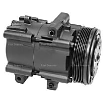 A/C Compressor, With FS10 Compressor, With Clutch, 6-Groove Pulley, 4-Seasons OE Replacement - 