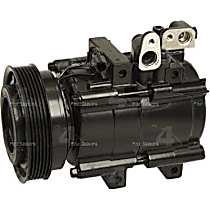 A/C Compressor, with HS18 Compressor, May Require Use of O.E. Manifold, With Clutch, 6-Groove Pulley, 6 Cyl 2.5L, 4-Seasons OE Replacement - 