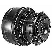 A/C Compressor, with R4 Compressor, 9 O'Clk Coil, With Clutch, 1-Groove Pulley, 4-Seasons OE Replacement - 