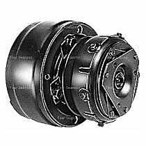 A/C Compressor, with R4 Compressor, 12 O'Clk Coil, With Clutch, 1-Groove Pulley, 4-Seasons OE Replacement - 