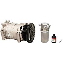 A/C Compressor, With HT6 Compressor, With Clutch, 6-Groove Pulley - 