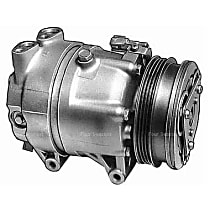 57452 A/C Compressor, With Clutch, 4-Groove Pulley, 4-Seasons OE Replacement