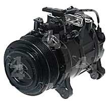 A/C Compressor, with DKV10Z Compressor, With Clutch, 6-Groove Pulley, 4-Seasons A/C Compressor - 