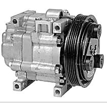 A/C Compressor, with N1301AE4 Compressor, With Clutch, 5-Groove Pulley, 6 Cyl 1.8L, 4-Seasons OE Replacement - 