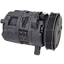 A/C Compressor, with DKV11G Compressor, With Clutch, 5-Groove Pulley, 4-Seasons OE Replacement - 