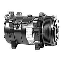 57658 A/C Compressor, With Clutch, 6-Groove Pulley, 4-Seasons OE Replacement