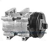 A/C Compressor, With FS10 Compressor, With Clutch, 6-Groove Pulley, 4-Seasons OE Replacement - 