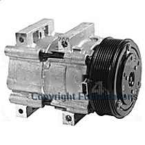 A/C Compressor, With FS10 Compressor, With Clutch, 8-Groove Pulley, 8 Cyl 7.3L, 4-Seasons OE Replacement - 