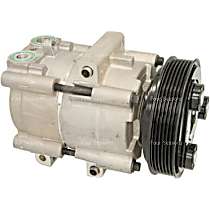 A/C Compressor, With Clutch, 6-Groove Pulley, 4-Seasons OE Replacement