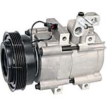 A/C Compressor, with HS17 Compressor, May Require Use of O.E. Manifold, With Clutch, 5-Groove Pulley, 4 Cyl 2.4L, 4-Seasons OE Replacement - 