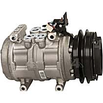 58338 A/C Compressor, With Clutch, 1-Groove Pulley, 4-Seasons A/C Compressor
