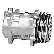 58551 A/C Compressor, With Clutch, 2-Groove Pulley, 4-Seasons OE Replacement