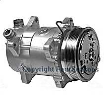 58580 A/C Compressor, With Clutch, 6-Groove Pulley, 4-Seasons OE Replacement