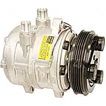 58643 A/C Compressor, With Clutch, 4-Groove Pulley, 4-Seasons OE Replacement