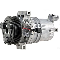 A/C Compressor, with CR10 Compressor, With Clutch, 6-Groove Pulley, 1.8L 4Cyl, 4-Seasons OE Replacement - 