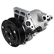 A/C Compressor, with CR08 Compressor, With Clutch, 6-Groove Pulley - 