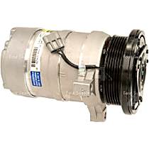 A/C Compressor, with HR6 Compressor, Use PAG 150 Compressor Oil, With Clutch, 6-Groove Pulley, 4.3L, 4-Seasons OE Replacement - 