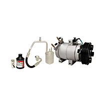 A/C Compressor, GAS, 98673 (Comp), 83143 (Filter Drier), 39327 (Exp Valve), 59007 (Oil), O-Rings, Wiith DKS17D Compressor, With Clutch, 6-Groove Pulley, 2.3L - 