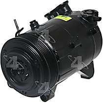 A/C Compressor, with CVC Compressor, With Clutch, 6-Groove Pulley, 6 Cyl 3.6L, 4-Seasons A/C Compressor - 