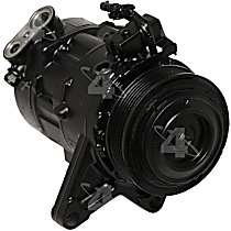 A/C Compressor, with 7SAS18H Compressor, With Clutch, 6-Groove Pulley, 4-Seasons A/C Compressor - 