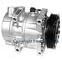 A/C Compressor Sold individually With Clutch, 6-Groove Pulley