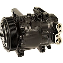 67643 A/C Compressor, With Clutch, 6-Groove Pulley, 4-Seasons OE Replacement
