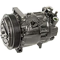 A/C Compressor, with CWV618 Compressor, May Require OE Bracket, With Clutch, 6-Groove Pulley, 4-Seasons OE Replacement - 