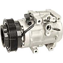A/C Compressor, with HS20 Compressor, With Clutch, 6-Groove Pulley, 4-Seasons OE Replacement - 