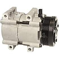 A/C Compressor, with FS18 Compressor, With Clutch, 6-Groove Pulley, 6 Cyl 4.0L, 4-Seasons A/C Compressor - 