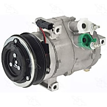 A/C Compressor, with FS20 Compressor, With Clutch, 6-Groove Pulley, 4-Seasons A/C Compressor - 